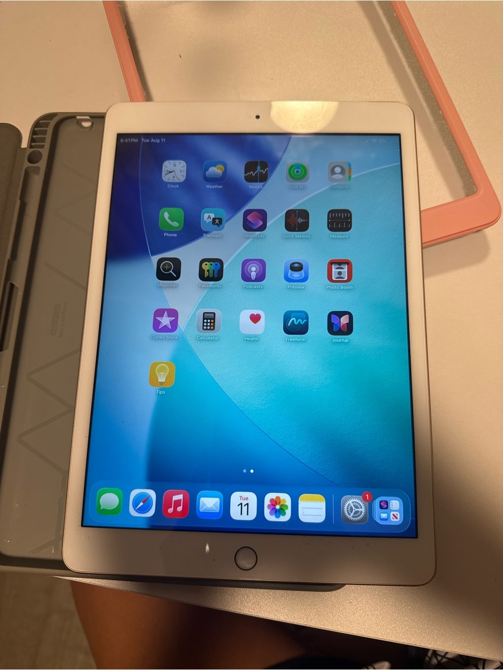 Apple iPad 8th Generation Rose gold Bezel and Silver Back